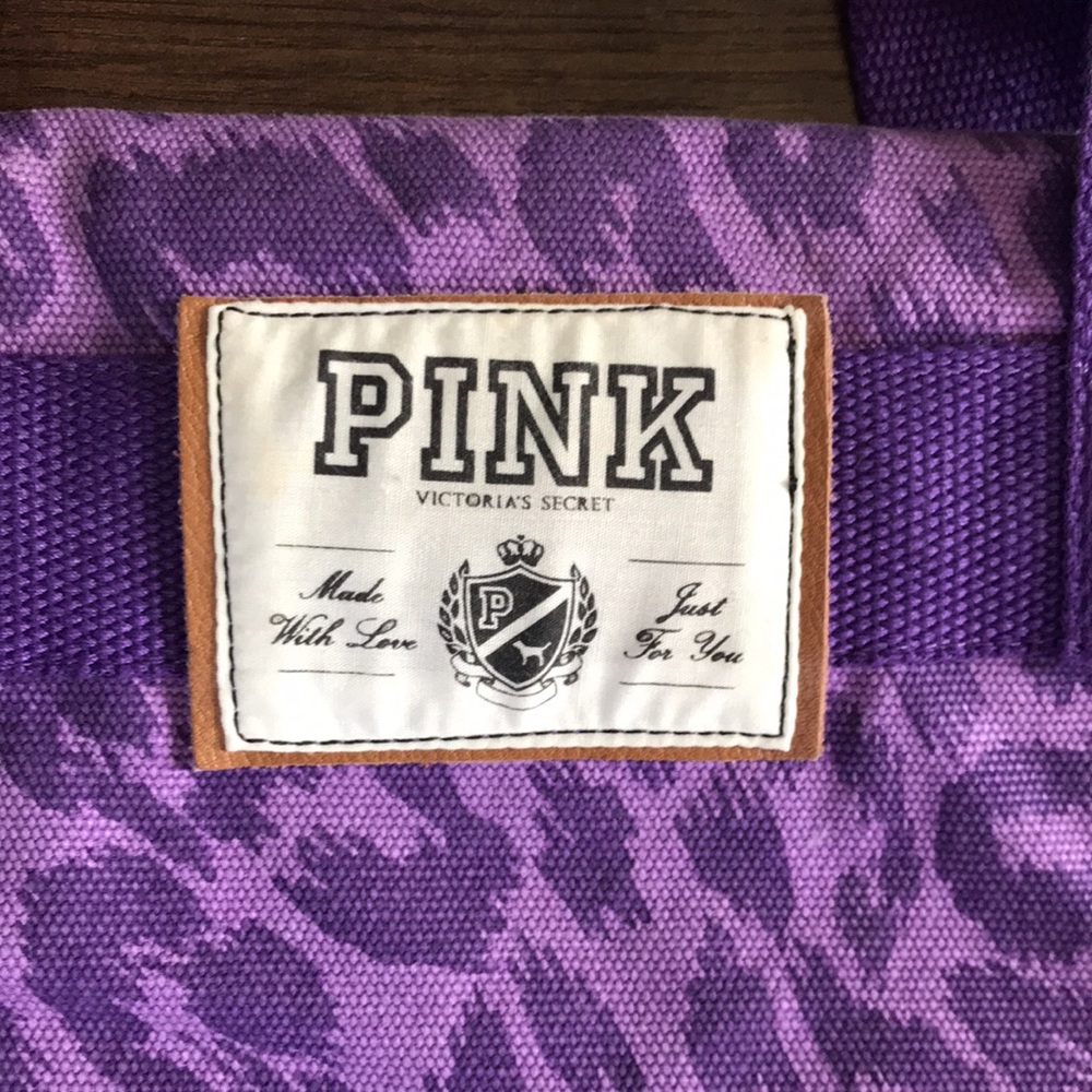 Vintage Victoria’s Secret PINK leopard duffle bag - Picture 6 of 15